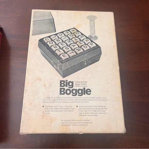 Vintage 1979 Parker Brothers Big Boggle Hidden Word Game - Picture 8 of 11
